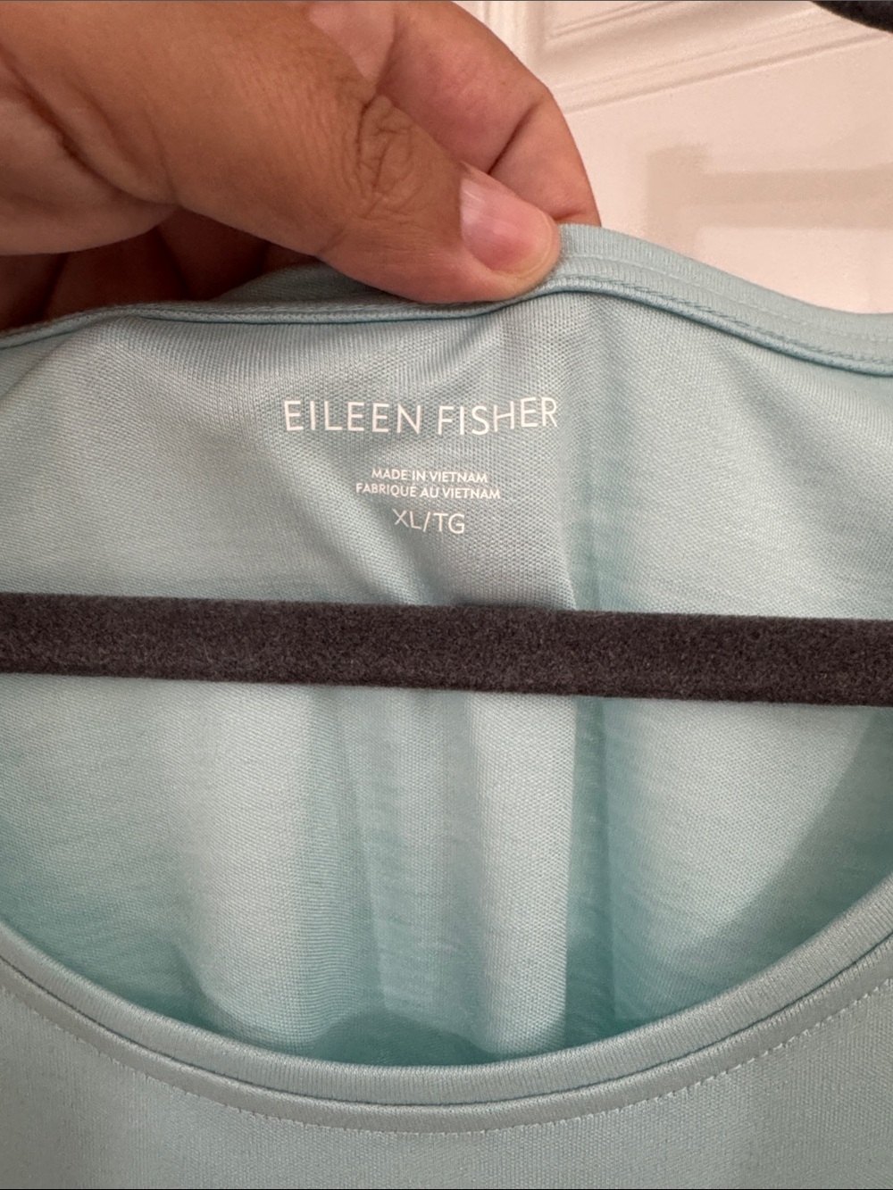 Eileen Fisher light blue Rounded Scoop Tank - Picture 2 of 5